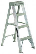 Louisville Type IA 4 ft Aluminum Standard Step Ladder