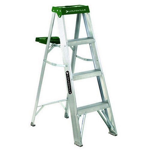 Louisville Type II 4 ft Aluminum Standard Step Ladder