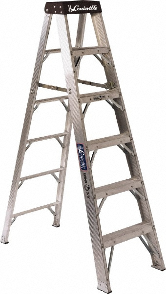 Louisville Type IAA 6 ft Aluminum Standard Step Ladder