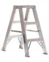 Louisville Type IA 3 ft Aluminum Twin Front Step Ladder