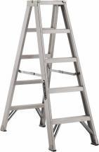 Louisville Type IA 5 ft Aluminum Twin Front Step Ladder