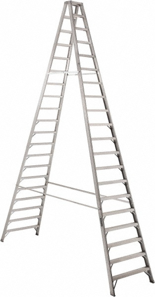 Louisville Type IA 20 ft Aluminum Twin Front Step Ladder