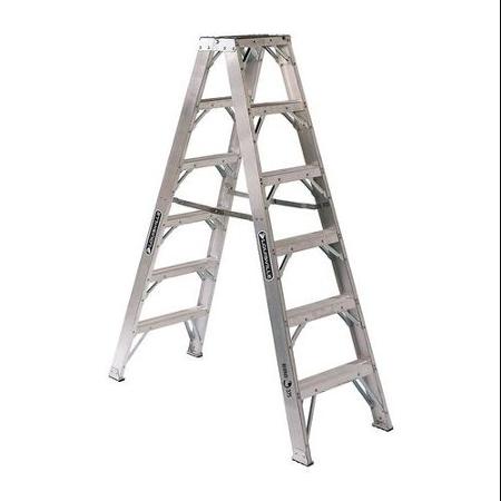 Louisville Type IAA 6 ft Aluminum Twin Front Step Ladder