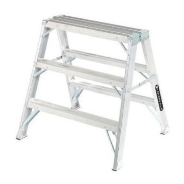 Louisville Type IA 3 ft Aluminum Sawhorse Step Ladder