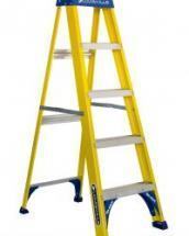 Louisville Type I 5 ft Fiberglass Standard Step Ladder