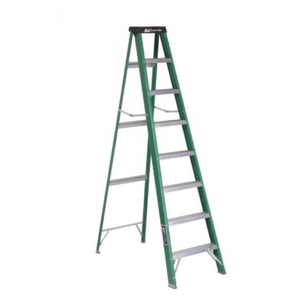 Louisville Type II 8 ft Fiberglass Standard Step Ladder