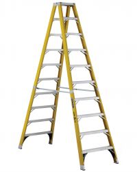 Louisville Type IAA 10 ft Fiberglass Twin Front Step Ladder