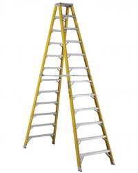 Louisville Type IAA 12 ft Fiberglass Twin Front Step Ladder