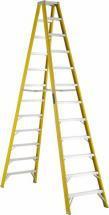 Louisville Type I 12 ft Fiberglass Twin Front Step Ladder