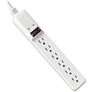 Fellowes Basic Home/Office Surge Protector, 6 Outlets, 15 ft Cord, 450 Joules