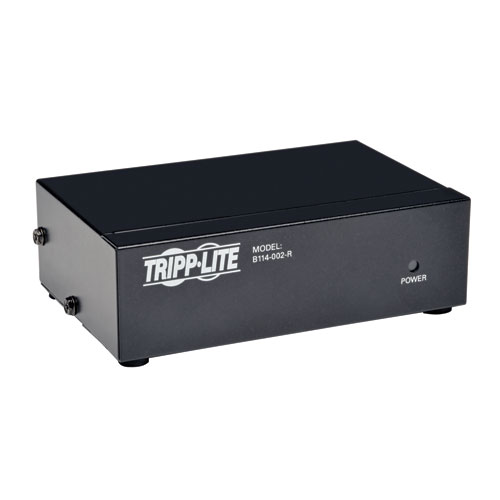 Tripp Lite Video Splitter, VGA/SVGA, 2-Port Signal Booster