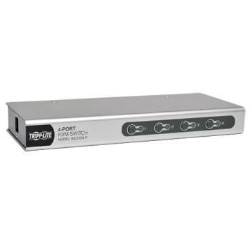Tripp Lite 4-Port Desktop KVM Switch, HD15, Mini DIN6, PS/2