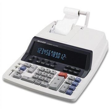 Sharp QS-2760H Two-Color Ribbon Printing Calculator
