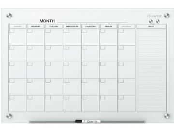 Quartet Infinity Magnetic Glass Calendar Board