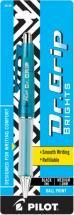 Pilot Dr Grip Ball Point pen with a Bright Blue barrel