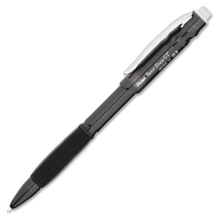 Pentel Twist-Erase GT Pencils, 0.5 mm, Black