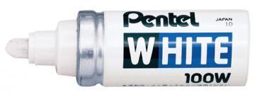 Pentel Permanent Marker, Broad Tip, White