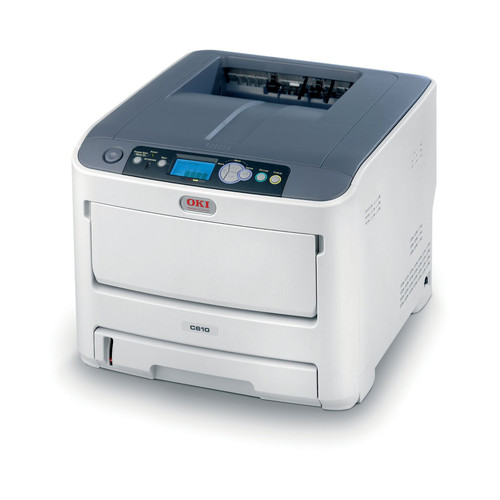 OKI C610n Laser Printer, Network-Ready