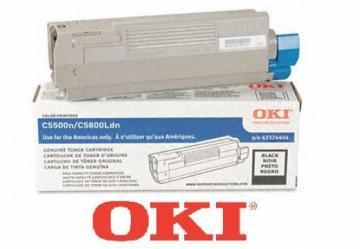 OKI High-Yield Toner (Type C8), 5000 Page-Yield, Black