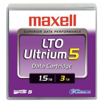 Maxell 1/2" Ultrium LTO-5 Cartridge, 2,776ft, 1.5TB/3TB