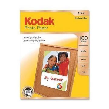 Kodak Photo Paper, Matte, 8-1/2 x 11, 100 Sheets/Pack