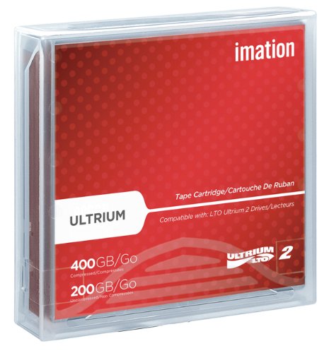 Imation 1/2" Ultrium LTO-2 Cartridge, 1998ft, 200GB/400GB