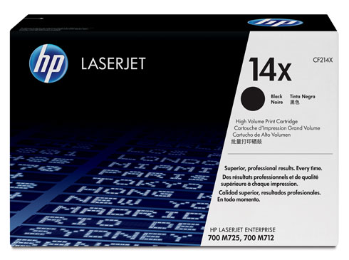 HP 14X High Yield Black LaserJet Toner Cartridge