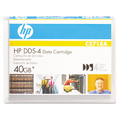 HP 1/8" DDS-4 Cartridge, 150m, 20/40GB