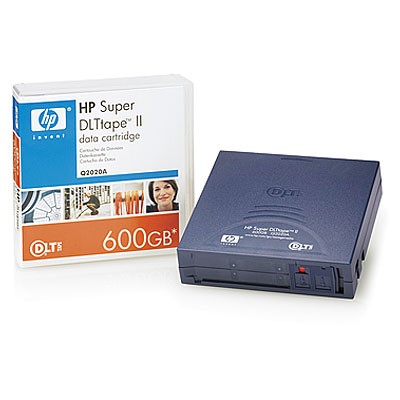 HP 1/2" Super DLT II Cartridge, 2066ft, 300/600GB