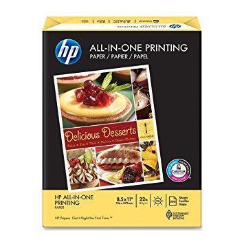 HP All-In-One Printing Paper, Letter, 500 Sheets