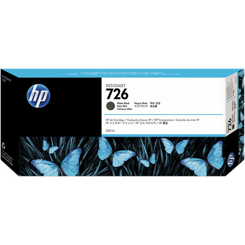 HP 726 Matte Black Ink Cartridge