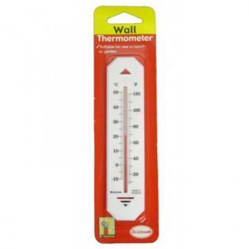 Brannan 150mm White Budget Wall Thermometer