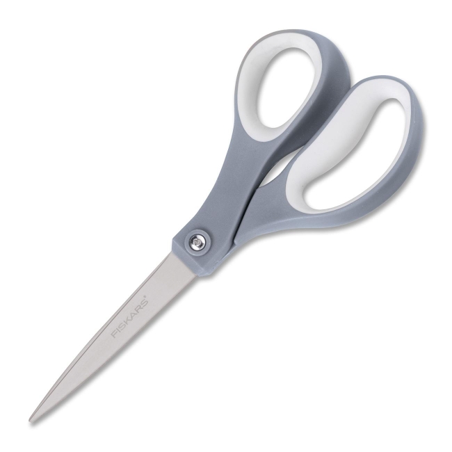 Fiskars Recycled Everyday Titanium Softgrip Scissors, 8”