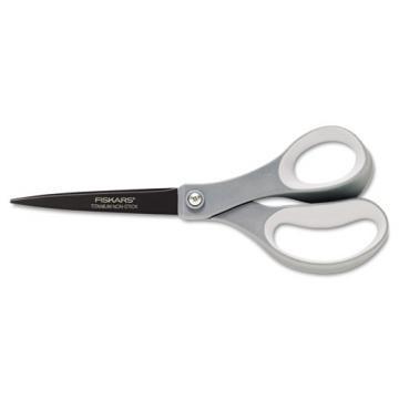 Fiskars Non-Stick Titanium Softgrip Scissors, 8" Length, 3 1/10" Cut