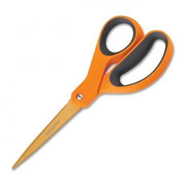 Fiskars Classic Stainless Steel Scissors, 8 in. Length, Straight