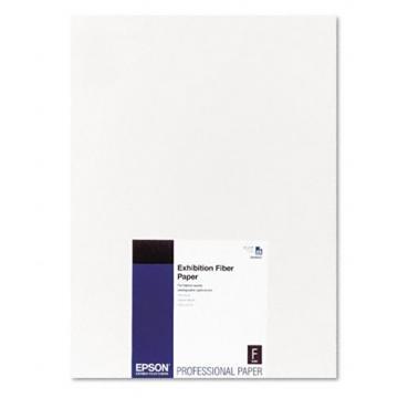 Epson Exhibition Fiber Paper, 13 x 19, White, 25 Sheets