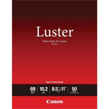 Canon PRO Luster Inkjet Photo Paper, 8 1/2" x 11", 50 Sheets