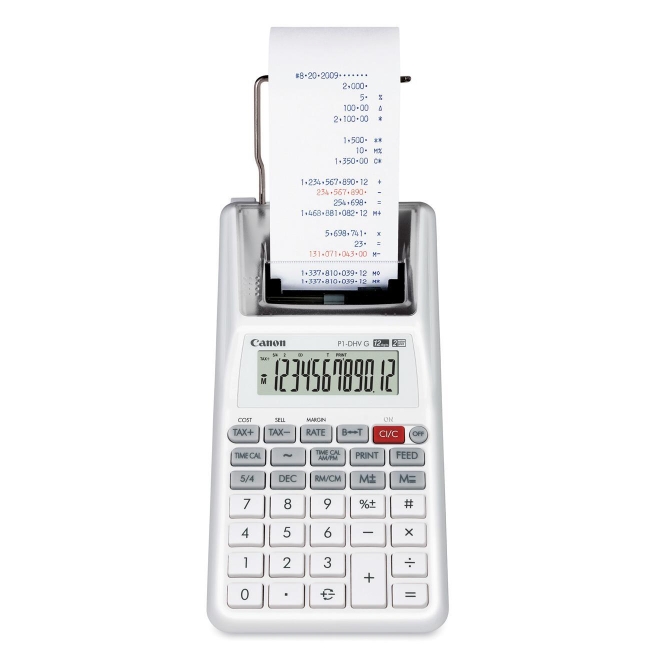 Canon P1-DHV-G 12-Digit Palm Printing Calculator