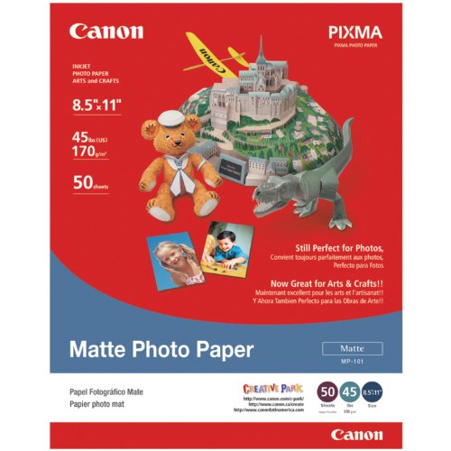 Canon Photo Paper Plus, Matte, 8-1/2 x 11, 50 Sheets