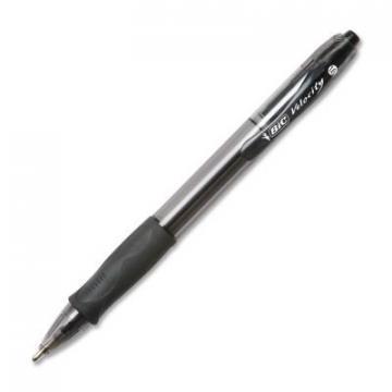 BIC Velocity Ballpoint Retractable Pen, Black Ink, 1.6mm, Bold
