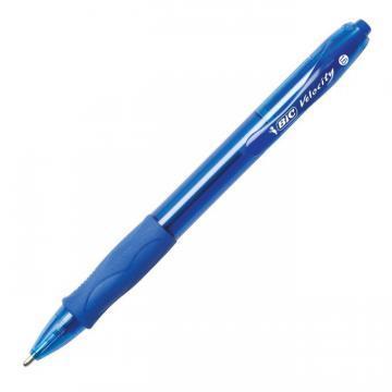 BIC Velocity Ballpoint Retractable Pen, Blue Ink, 1.6mm, Bold