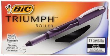 BIC Triumph Roller Ball Stick Pen, Red Ink, .7mm, Fine