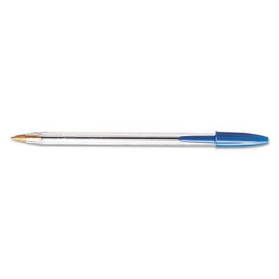 BIC Cristal Xtra Smooth Ballpoint Pen, Blue Ink, 1mm, Medium