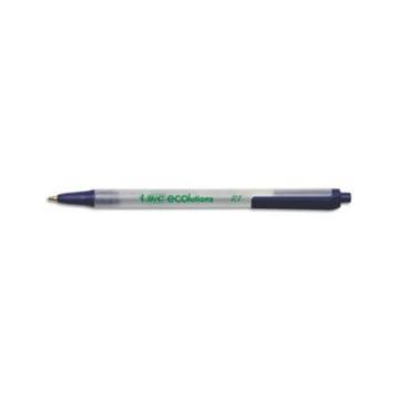 BIC Ecolutions Clic Stic Ballpoint Retractable Pen, Black Ink, 1mm