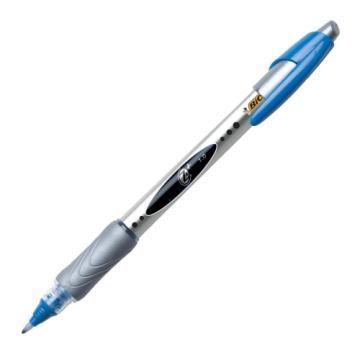 BIC Z4+ Roller Ball Stick Pen, Blue Ink, .7mm, Fine