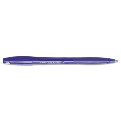 BIC Atlantis Stic Ballpoint Pen, Blue Ink, 1mm, Medium