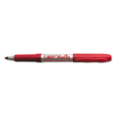 BIC Marking Fine Tip Permanent Marker, Rambunctious Red