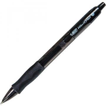 BIC Gelocity Roller Ball Retractable Gel Pen, Black Ink, .7mm