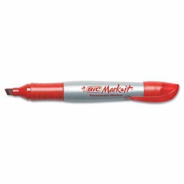 BIC Marking Chisel Tip Permanent Marker, Rambunctious Red
