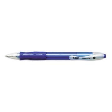 BIC Velocity Ballpoint Retractable Pen, Blue Ink, 1mm